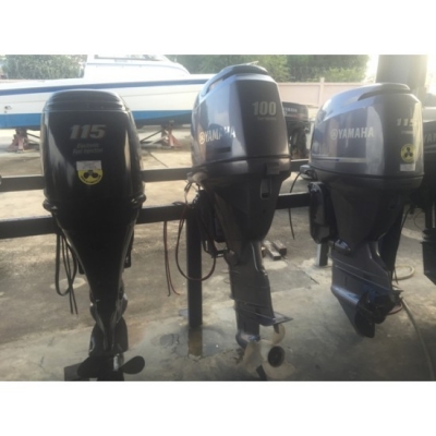 ขายเครื่องเรือเร็ว Yamaha 100แรงม้า 4จังหวะ 4สูบ มือสองจากญีปุ่น