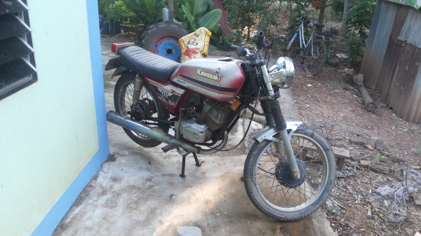 ขายkawasaki gto 125 มีทะเบียน2557