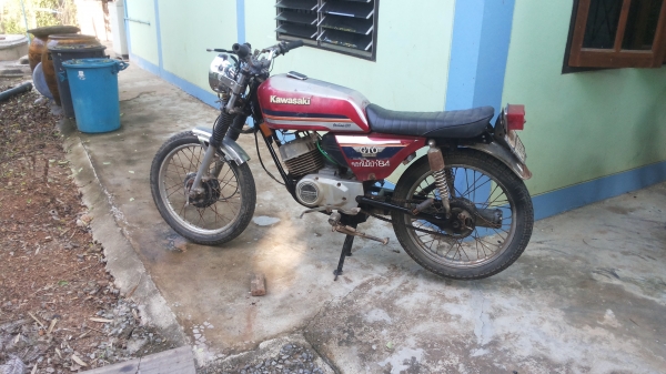 ขายkawasaki gto 125 มีทะเบียน2557