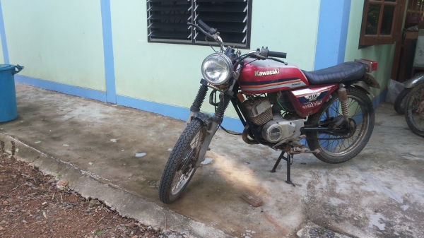 ขายkawasaki gto 125 มีทะเบียน2557