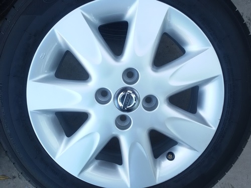 ขายล้อแม็กNISSAN March 15 ยางปี 4814 4 ล้อ ขายล้อแม็กNISSAN March 15 ยางปี 4814 4 ล้อ