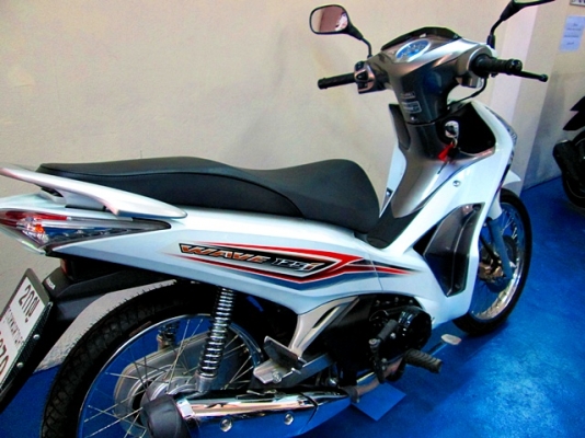 wave 125 i สีขาวมุก พิมนิยม สวยสะอาดตา รถเดือน กุมภาพันธ์ ปี 57 ไมล์ 8 พันโล เปลี่ยนยางหลังให้ใหม่แล้ว แถม 3 รายการ 33900