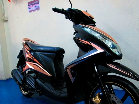 MIO 125 i สีดำน้ำตาล อมตะ ลาย GTX ตัวท๊อป ล้อแมกซ์แท้ขอบน้ำตาล รถเดือน มิ ย. ปี 56 ไมล์ 5 พันโล แถม 3 รายการ 28900 MIO 125 i สีดำน้ำตาล อมตะ ลาย GTX ตัวท๊อป ล้อแมกซ์แท้ขอบน้ำตาล รถเดือน มิ ย. ปี 56 ไมล์ 5 พันโล แถม 3 รายการ 28900