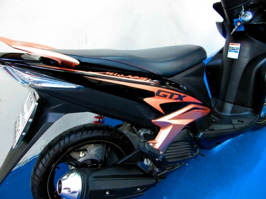 MIO 125 i สีดำน้ำตาล อมตะ ลาย GTX ตัวท๊อป ล้อแมกซ์แท้ขอบน้ำตาล รถเดือน มิ ย. ปี 56 ไมล์ 5 พันโล แถม 3 รายการ 28900 MIO 125 i สีดำน้ำตาล อมตะ ลาย GTX ตัวท๊อป ล้อแมกซ์แท้ขอบน้ำตาล รถเดือน มิ ย. ปี 56 ไมล์ 5 พันโล แถม 3 รายการ 28900