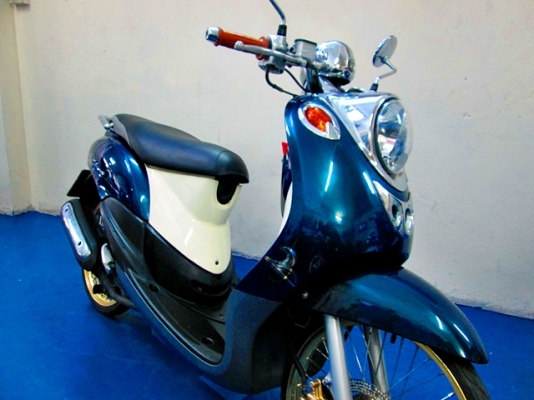 Fino ลายคลาสสิค สีน้ำเงิน เครื่องดี แต่งสวย  รถเดือน พฤศจิกายน ปี 52 ไมล์ 12xxx โล แถม 3 รายการ 22900