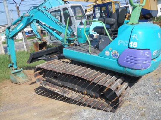 รถแบคโฮเก่าญี่ปุ่น komatsu pc 15-7 สนใจโทรสอบถาม 092-3309229