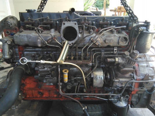 เครื่อง 6HE1 195 แรงม้า เครื่องไทย ยกลง