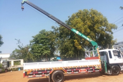 หกล้อ ฮีโน่ FF1J 210แรง ปี40 เครน TANDO 5 ตัน ช่วงยาว 7.20ม สภาพดีสวยพร้อมใช้ ทะเบียนพร้อมโอน