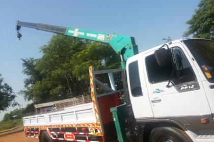 หกล้อ ฮีโน่ FF1J 210แรง ปี40 เครน TANDO 5 ตัน ช่วงยาว 7.20ม สภาพดีสวยพร้อมใช้ ทะเบียนพร้อมโอน