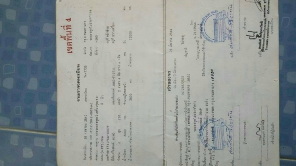 หกล้อ ฮีโน่ FF1J 210แรง ปี40 เครน TANDO 5 ตัน ช่วงยาว 7.20ม สภาพดีสวยพร้อมใช้ ทะเบียนพร้อมโอน