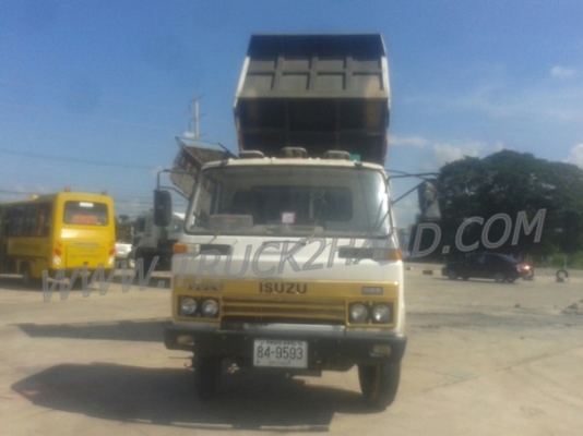 ISUZU 6 ล้อดัมพ์ใหญ่  145 แรงม้า  ดัมพ์ 6 ตัน กระบะยาว 4.34 เมตร