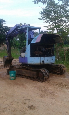 ขายรถแบ็คโฮ IHI 55 มีทะเบียน มีลายเจาะ