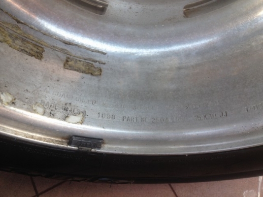 ล้อ MICKEY THOMPSON อเมกาเเท้ขอบ15กว้าง10นิ้วอ๊อฟลึกสุดๆเก่าญี่ปุ่นสวยๆ6รู139