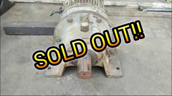 ****** Sold Out!! ****** มอเตอร์เกียร์ Sumitomo Cyclo Drive 10 HP. 380V. ทด 1:21 ความเร็วรอบ 70 RPM. วิ่งเงียบ พร้อมใช้งาน!!