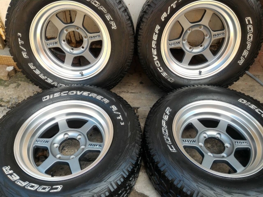 ขายล้อใหม่  TE 37V  8 x 17  พร้อมยาง  AT