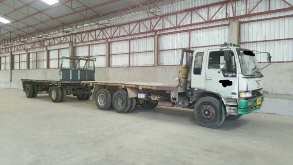 ขายรถพ่วง แม่-ลูกพื้นเรียบ HINO FM3M ลูกพ่วงไม่มีทะเบียน เครื่องเดิม M10C 240 แรงม้า เกียร์เดิม สโลว์เดิม ยางเต็ม ราคาคุยกันได้ครับ ขายรถพ่วง แม่-ลูกพื้นเรียบ HINO FM3M ลูกพ่วงไม่มีทะเบียน เครื่องเดิม M10C 240 แรงม้า เกียร์เดิม สโลว์เดิม ยางเต็ม ราคาคุยกันได้ครับ
