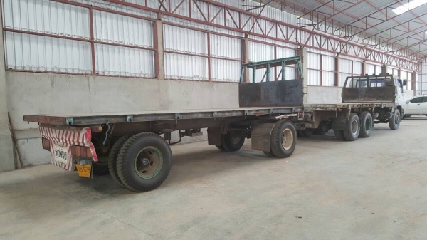 ขายรถพ่วง แม่-ลูกพื้นเรียบ HINO FM3M ลูกพ่วงไม่มีทะเบียน เครื่องเดิม M10C 240 แรงม้า เกียร์เดิม สโลว์เดิม ยางเต็ม ราคาคุยกันได้ครับ ขายรถพ่วง แม่-ลูกพื้นเรียบ HINO FM3M ลูกพ่วงไม่มีทะเบียน เครื่องเดิม M10C 240 แรงม้า เกียร์เดิม สโลว์เดิม ยางเต็ม ราคาคุยกันได้ครับ