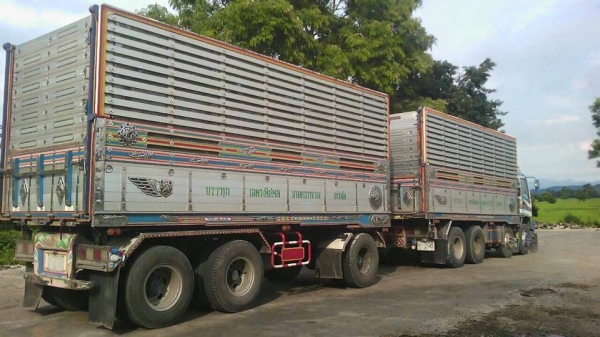 ขายรถสิบล้อ ISUZU DECA 320 พ่วงคอกเกษตรดั้ม อู่ สหกิจ รถสวยพร้อมใช้งาน