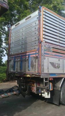 ขายรถสิบล้อ ISUZU DECA 320 พ่วงคอกเกษตรดั้ม อู่ สหกิจ รถสวยพร้อมใช้งาน