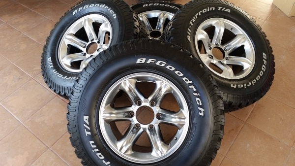 ล้อลายเล็บเหยี่ยว พร้อมยาง BF