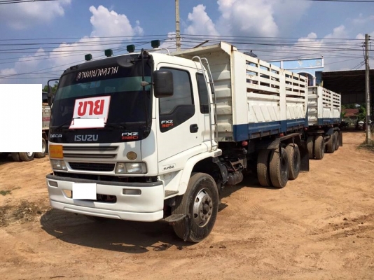 ขายรถสิบล้อ ISUZU DECA 320 ปี50ดั้มสามมิตร หิน ดินทราย