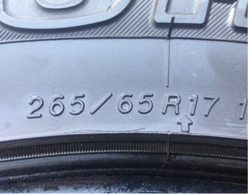 ยาง All Yokohama 265 65 17 ปี13 ดอกเต็ม พร้อมใช้งาน