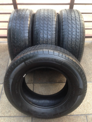 ยาง Michelin 265 65 17 สิ้นปี12 ดอกเต็ม เนื้อนิ่มๆ ใช้กันยาว