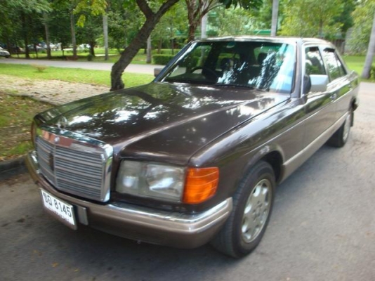BENZ S-Class W126 รถรองอธิบดีดูแลอย่างดี พร้อมใช้งาน ตัวรถไม่มีผุ แอร์เย็นหายห่วง ไม่มีปัญหาความร้อน เครื่องเปลี่ยนใหม่ เบ๊นหัวฉีด แก๊ส 97 ลิตร พร้อมใช้งาน
