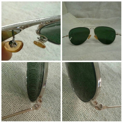 แว่นตาอเมริกันวินเทจ  PR/USA Gold Filled (ทองคำแท้ผสม) 14KGF