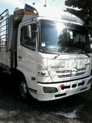 ขายHINO Mega165แรงม้ากระบะคอกแป็ปยาว5.50เมตรจดปี50