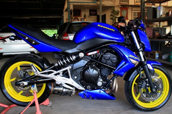 ขาย KAWASAKI ER6N 650 ปี2010 ABS แนวซิ่ง แต่งสวย ท่อ two brother 129000