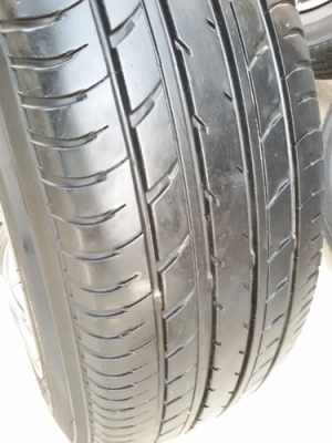 ขายล้อ15 4รู100กว้าง7 พร้อมยาง ปี 13  4 ล้อ