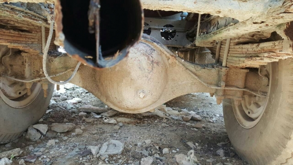 รถ6ลัอโม่ปูน 175แรง FRR12DA..เครื่อง6BG1 ยาง8.25 โม่ตรง ปั่นจากท้ายเครื่อง...