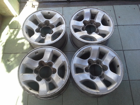 ล้อ Tiger  6/139 ขอบ15*7 สภาพดี 1ชุด