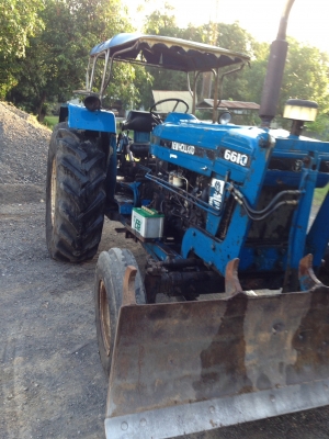 รถไถฟอร์ด 6610 เสื้อลาย อุปกรณ์ ผาน3 ผานดันหน้า ไค้เฮงหลี ทะเบียนพร้อมโอน