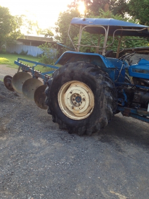 รถไถฟอร์ด 6610 เสื้อลาย อุปกรณ์ ผาน3 ผานดันหน้า ไค้เฮงหลี ทะเบียนพร้อมโอน