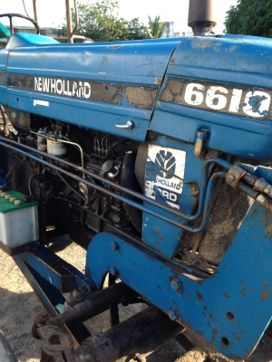 รถไถฟอร์ด 6610 เสื้อลาย อุปกรณ์ ผาน3 ผานดันหน้า ไค้เฮงหลี ทะเบียนพร้อมโอน