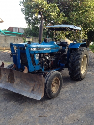 รถไถฟอร์ด 6610 เสื้อลาย อุปกรณ์ ผาน3 ผานดันหน้า ไค้เฮงหลี ทะเบียนพร้อมโอน