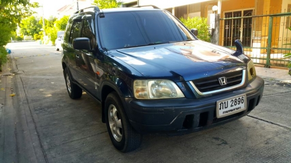 ขาย Hon da CRV ปี2000 แม็ก 5 รู เครื่อง เกียร์ดี แอร์เย็น ภายในสะอาด เบาะผ้า ลายไม้ ไฟฟ้าทั้งคัน จัดไฟแนนซ์ได้ เต็ม