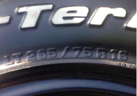 ยาง All BF goodrich 265 75 16 พร้อมใช้งาน ราคาไม่แพง