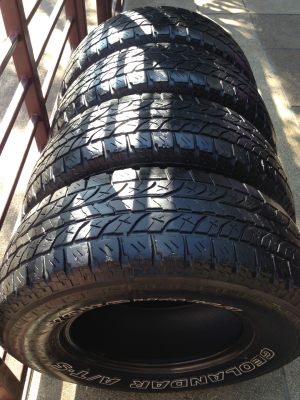 ยาง All Yokohama 265 70 16 ดอกสวย พร้อมใช้งาน ราคาไม่แพง