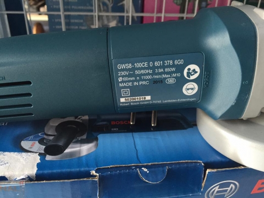 ขายเครื่องเจียร์ 4" BOSCH 8-100CE มือสองครับ ขายเครื่องเจียร์ 4" BOSCH 8-100CE มือสองครับ
