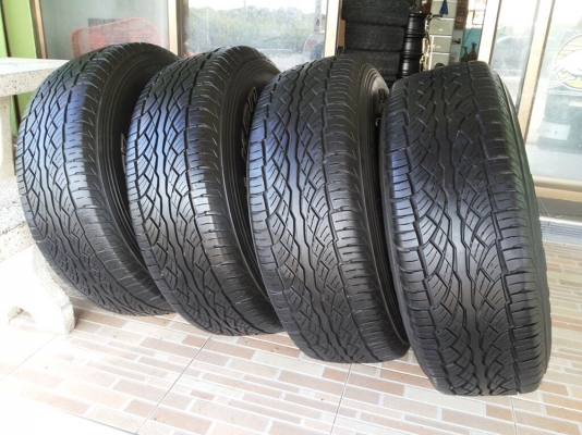 ล้อกระทะเหล็กลายหยดน้ำ tcpy พร้อมยาง falken 265/70 ขอบ 16