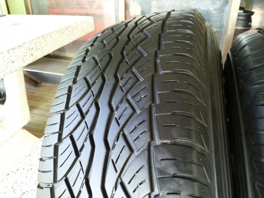 ล้อกระทะเหล็กลายหยดน้ำ tcpy พร้อมยาง falken 265/70 ขอบ 16