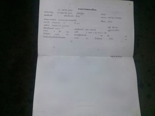 รถอีซูซู 6 ล้อดั้ม NPR 130 แรงม้า. ปี 46    สนใจติดต่อ  081 - 6079515