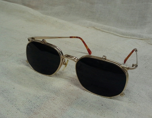 แว่นตาแฮนด์เมด/คลิปออนกันแดดในตัว renoma PARIS made in France