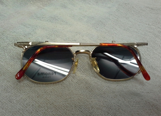 แว่นตาแฮนด์เมด/คลิปออนกันแดดในตัว renoma PARIS made in France