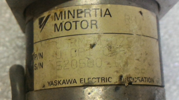 มอเตอร์ DC  MINERTIA พร้อม เอ็นโค้ดเดอร์ ที่ส่วนท้ายของมอเตอร์ ( มีแค่ 3 ตัว)