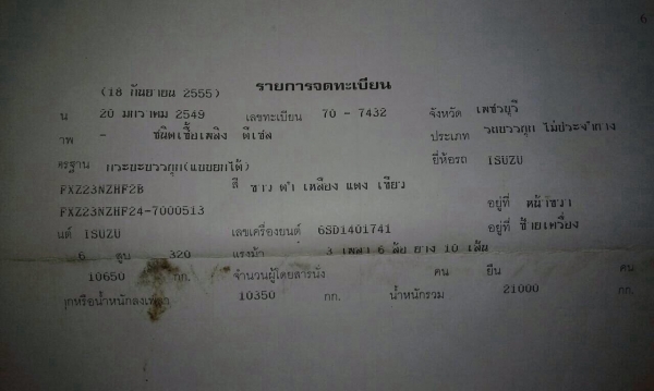 ขายพ่วง แม่-ลูก 2 คาน ดั้มสามมิตร ISUZU DECA 320 ปี 49 EURO2 เครื่องดำ รถใช้งานอยู่ทุกวัน คัสซีสวยตลอดเส้น เครื่องเดิม เกียร์เดิม ทะเบียนพร้อมโอนครับ ขายพ่วง แม่-ลูก 2 คาน ดั้มสามมิตร ISUZU DECA 320 ปี 49 EURO2 เครื่องดำ รถใช้งานอยู่ทุกวัน คัสซีสวยตลอดเส้น เครื่องเดิม เกียร์เดิม ทะเบียนพร้อมโอนครับ
