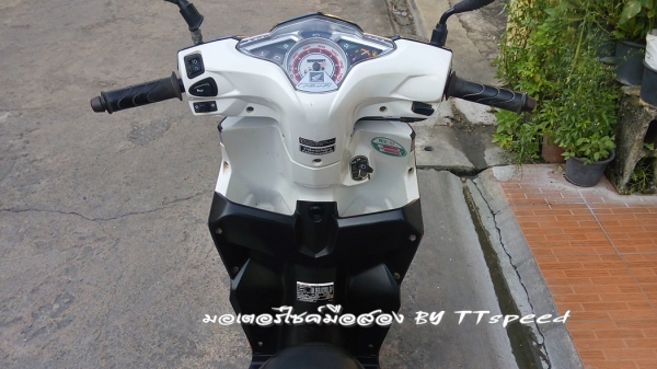 ขาย Click 110i ลาย Street ไมล์ขาวปี 54 ราคาถูกมีเล่มพร้อม